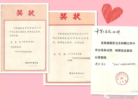 自制剂研发获奖证书