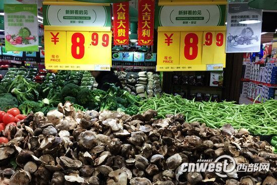 春节后西安市蔬菜供应充足,价格有所回落。