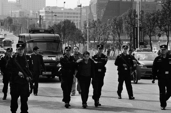 犯罪嫌疑人劉世平被警方抓獲