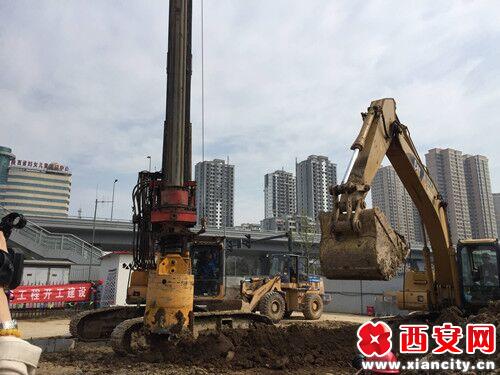 西安地鐵六號線一期工程今早開工建設