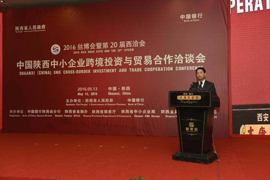 陕西省副省长杜航伟致辞