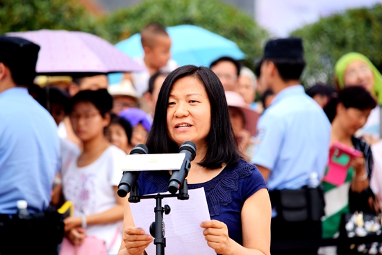 陳忠實(shí)女兒陳勉力講話
