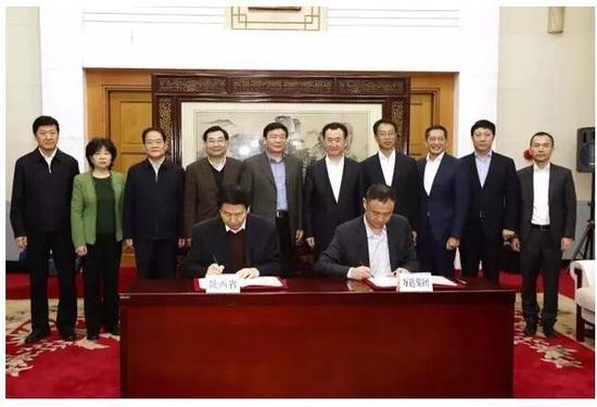 “國民公公”王健林來陜西了。