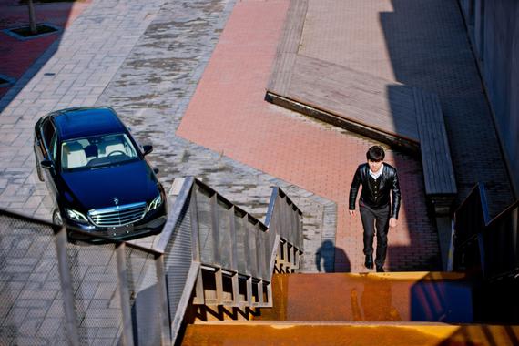 有智者 事竟成专访全新E级车主桑航_西安汽