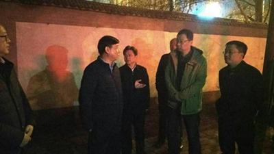 參會(huì)人員連夜到曝光問題現(xiàn)場安排整改