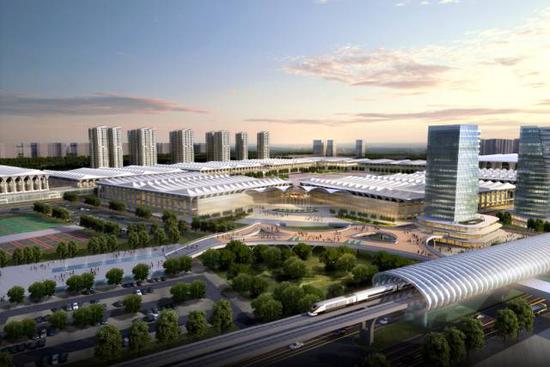 西安丝路国际会展中心项目效果图