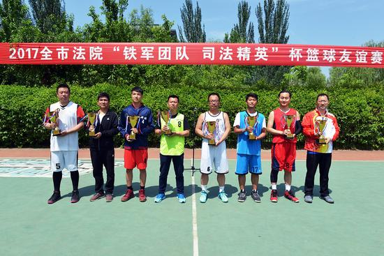 获奖法院代表合影