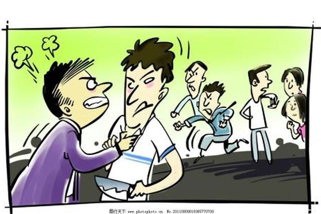 渭南三男子涉嫌持刀打架 乘出租车逃跑时被抓获