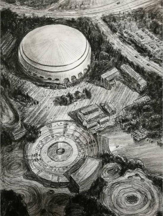 手绘浐灞|绿水青山入画来