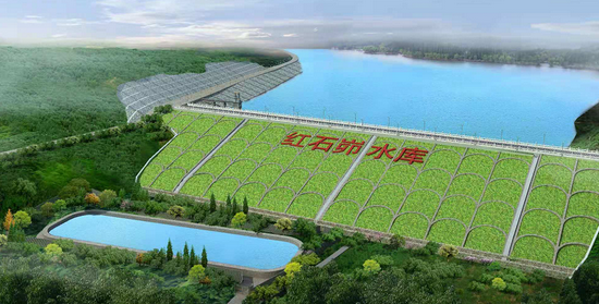 红石峁水库效果图