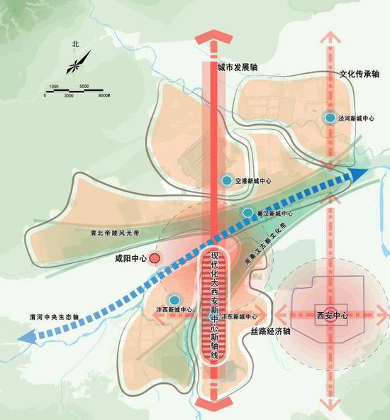 大西安规划图