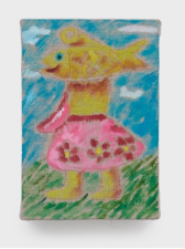 人鱼的不同形态 布面油画 　　 19 x 13 cm 　 　2026
