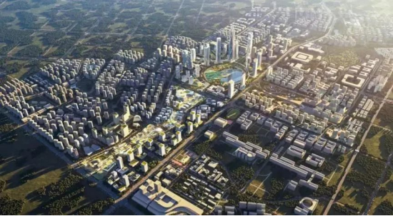 中央创新区鸟瞰图▲