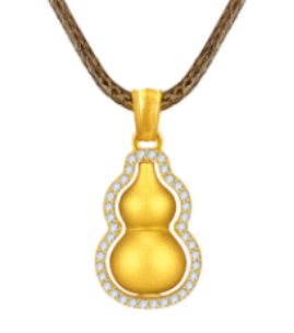 Goldstyle.X足金钻石吊坠
