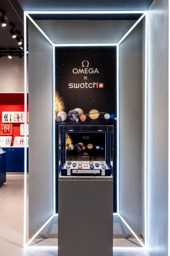 MoonSwatch展示区域
