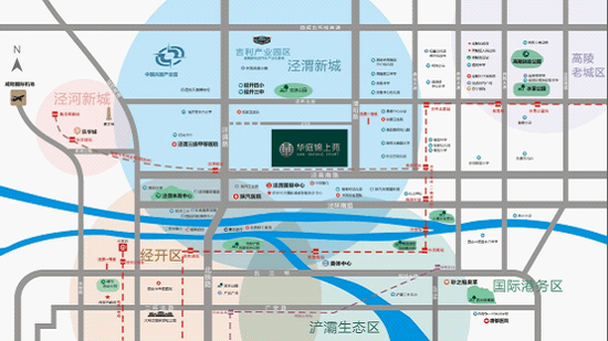 华庭锦上苑区域图