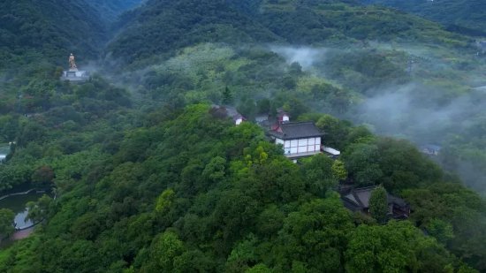 西安楼观生态文化旅游度假区 说经台(图片源自周至文旅)