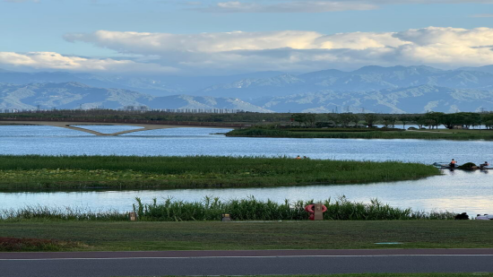 （昆明池实景图）