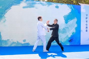 中国人寿福建省分公司非遗消保宣传活动现场