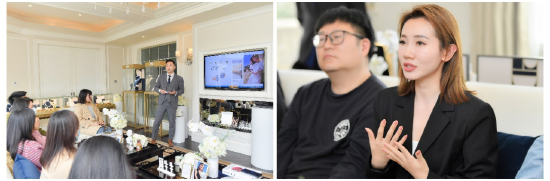 讲师和博主分享现场