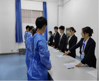 口腔修复工艺赛项参赛选手检录现场