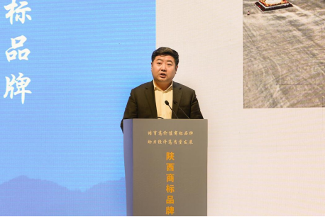 陕西柳林酒业集团总经理周峰作主题发言