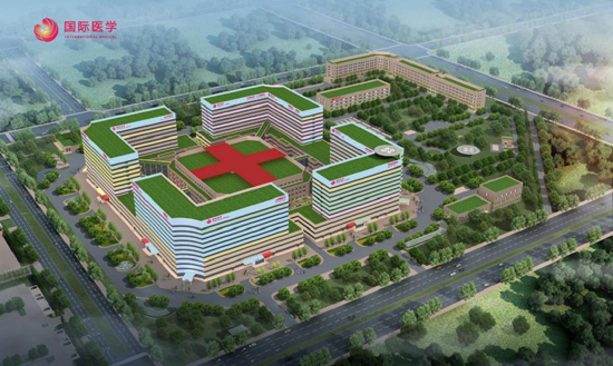 西安国际医学中心医院示意图