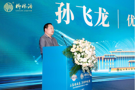 西安销区优秀经销商代表孙飞龙发言