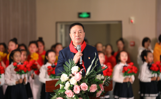 魏展利校长致欢迎词