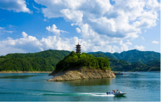 安康瀛湖 供图 西安银行安康分行