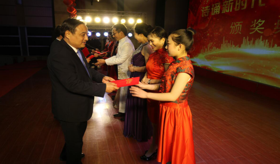 法门寺博物馆参加扶风县迎新春诗歌朗诵会活动