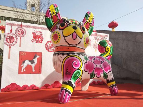 凤翔泥塑旺财狗将亮相2018年央视春晚