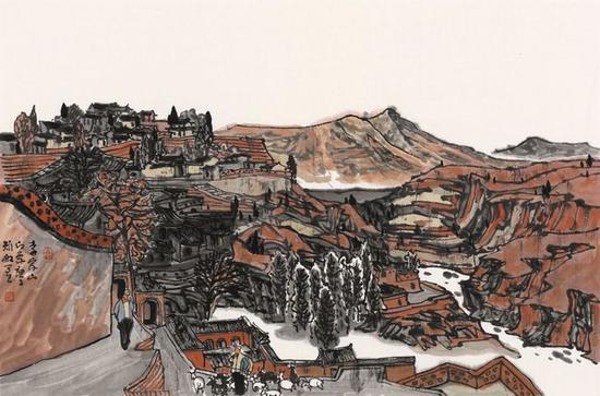 《李家山印象》68X45cm