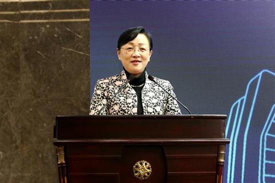 区委常委、组织部部长、统战部部长葛宇红致辞