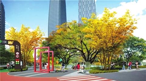 狮山路改造后效果图