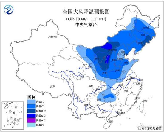 都有0℃线出现了,看完预报,有木有种瑟瑟发抖的感觉呢?