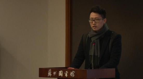 苏州创博会展览有限责任公司总经理助理马靖介绍“2019新手工艺运动”相关内容