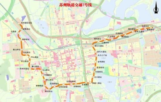 线路图由苏州轨道交通集团提供