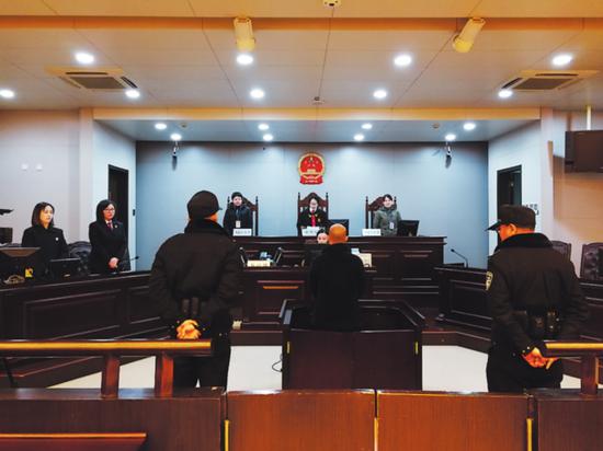 宣判现场