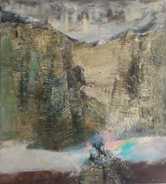 山魂 张元 油画 2009年
