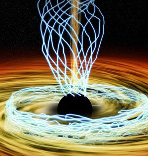 银河系中心黑洞周围首探测到磁场