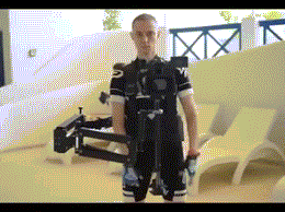 GIF图：运动防抖摄像装置随便拍