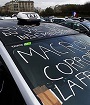 法国出租车司机抗议Uber