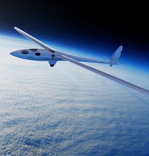 无引擎滑翔机利用地形波飞行