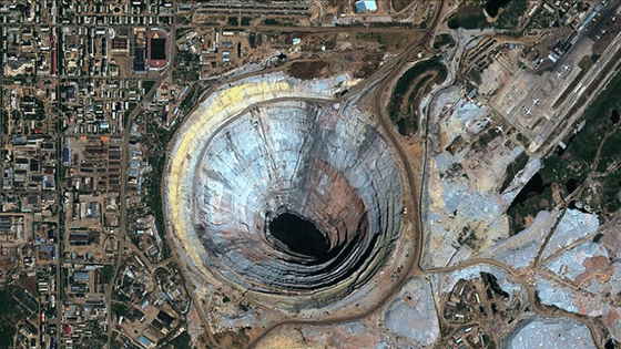 空中俯瞰地球人造奇妙景观
