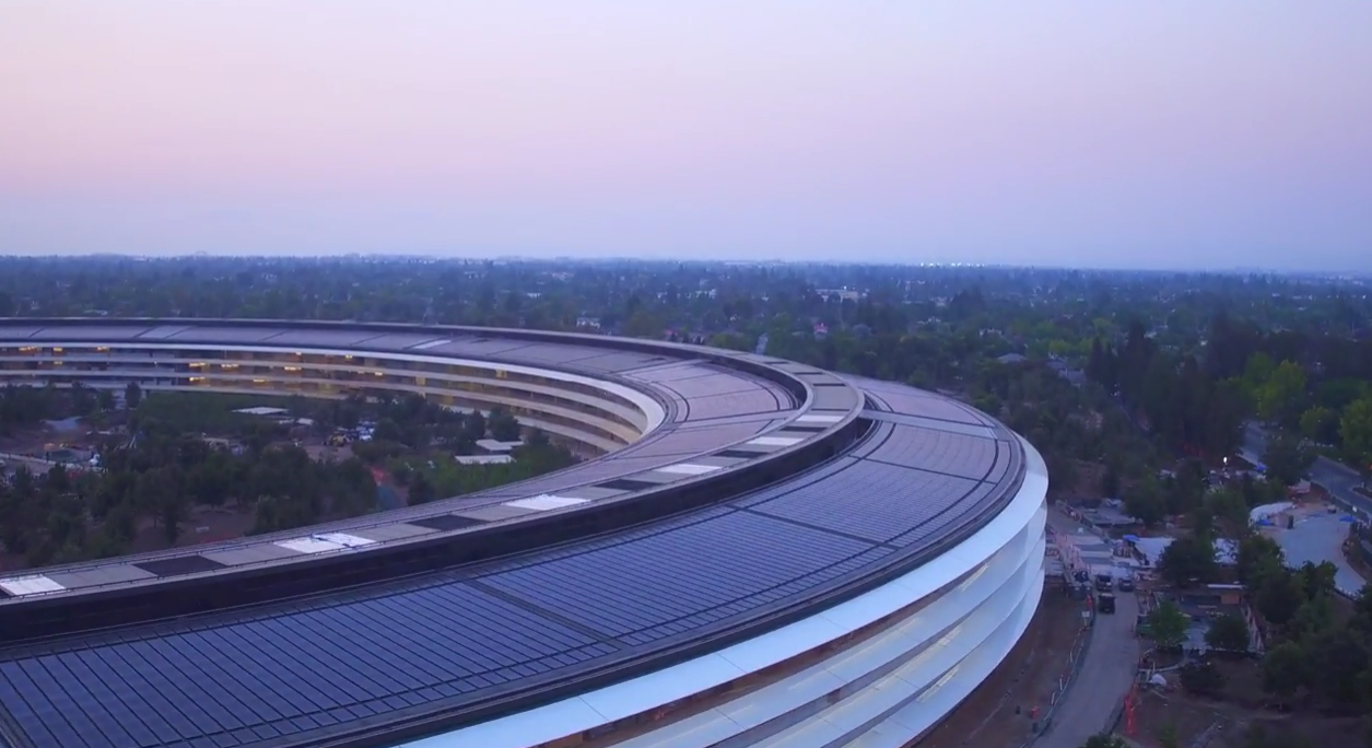 APPLE PARK最新航拍