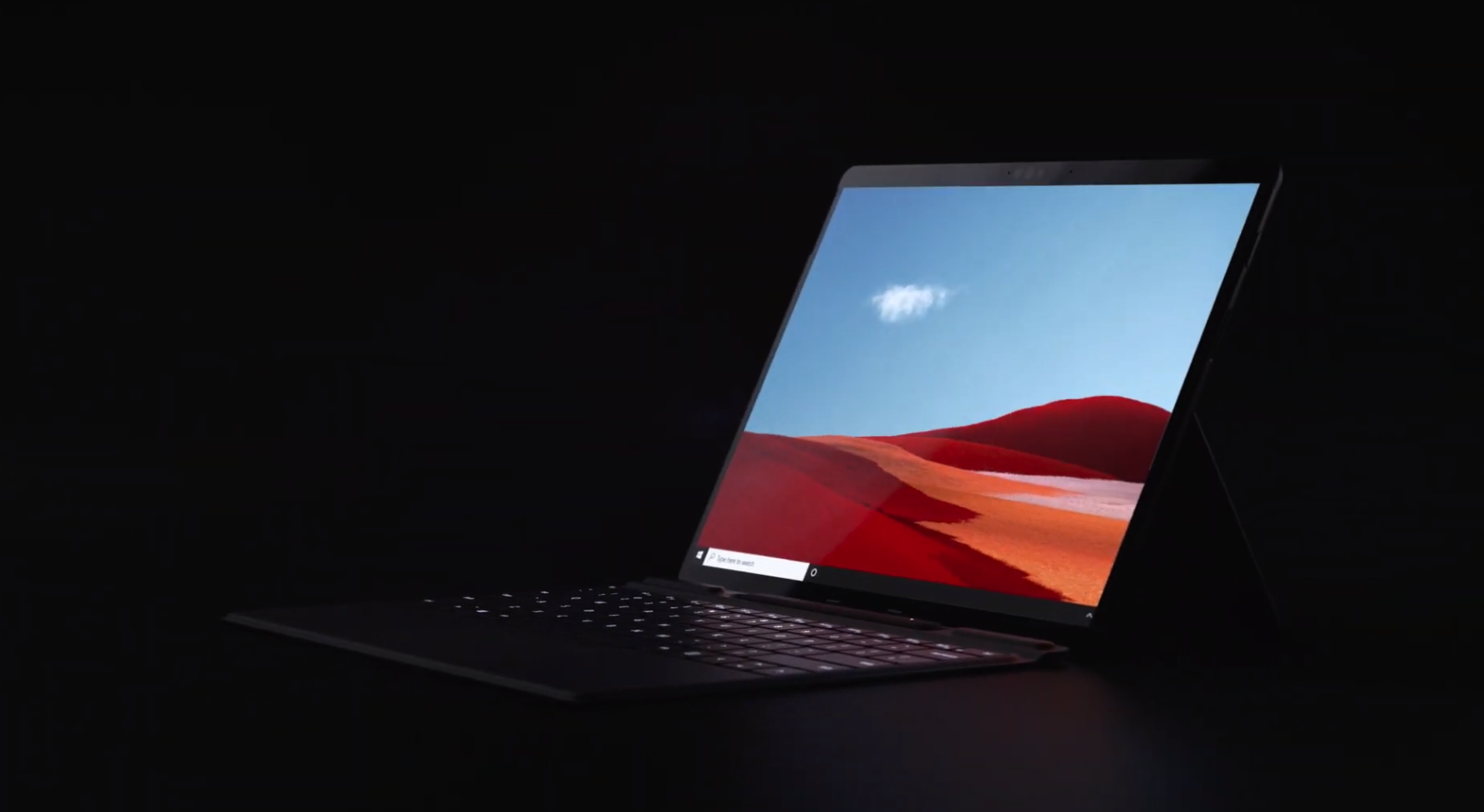 更轻更薄的Surface Pro X二合一笔记本
