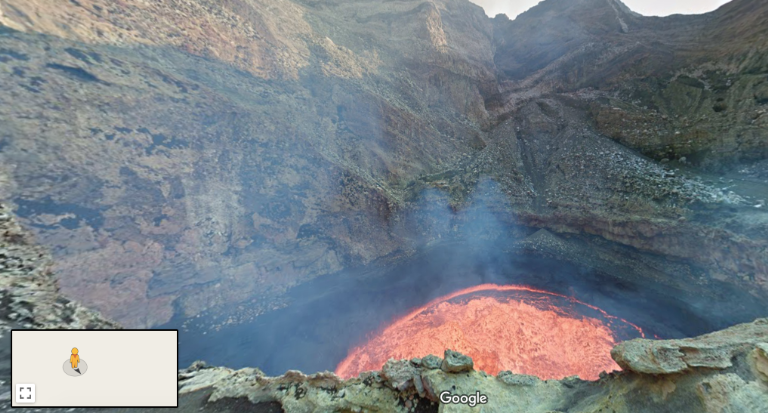 本周三,他们前往了西南太平洋岛国瓦努阿图的安布里姆岛鲁姆火山口