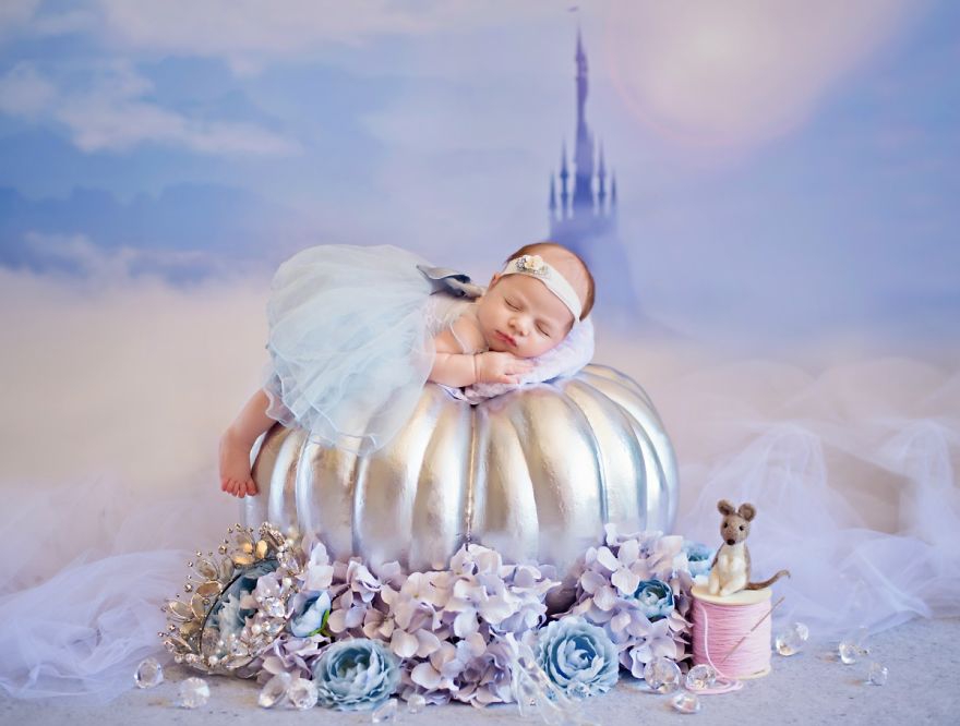 迷你迪士尼公主 可爱的婴儿照片_高清图集_新浪网