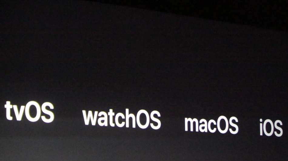 今天苹果有四大系统更新：tvOS、watchOS、macOS和iOS更新。